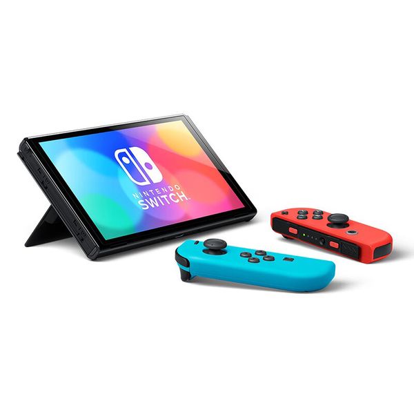 Nintendo Switch Console (2017 Model HAC-001)-Neon Red/Blue