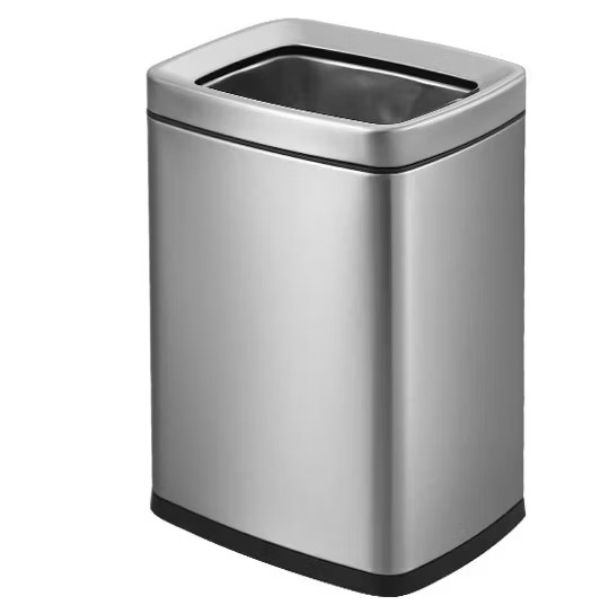 Sand Silver Rectangular Open-Top Bin-6L