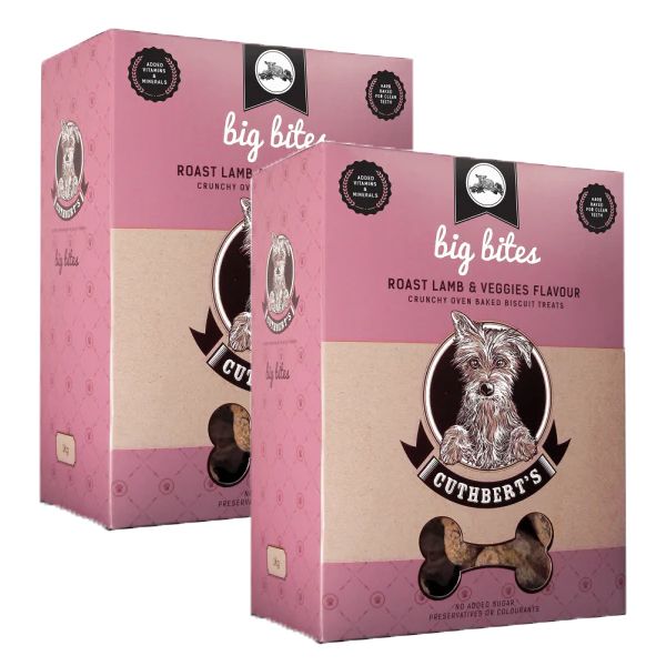 Cuthberts Roast Lamb And Veggies Large Bites - 2 x 1kg