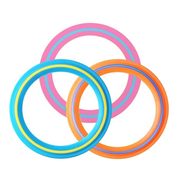 3 Pack 25 cm Flying Ring Throwing Ring, Flying Ring, Throw Ring Toy