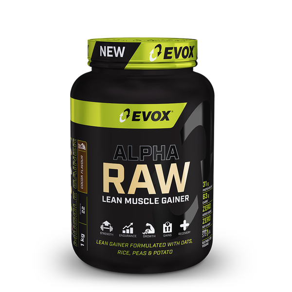 Evox Alpha Raw Lean Muscle Gainer Cocoa 1kg