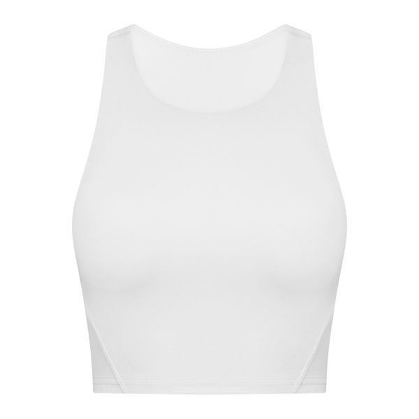 Women's Yoga Top with Built-in Padded Sports Bra for Shock Absorption