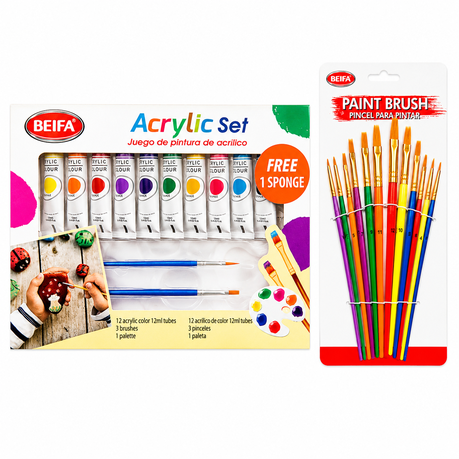 BEIFA Acrylic Paint Set