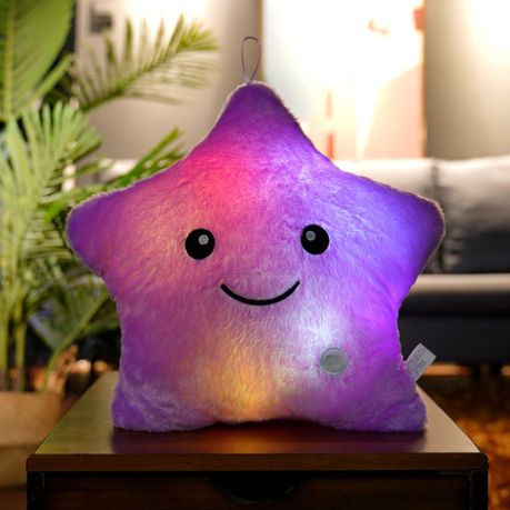Luminous Star Plush Glowing Pillow Colorful LED Lights Cushion Gift Toy, Shop Today. Get it Tomorrow!