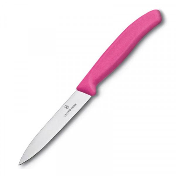 Victorinox Paring Knife Plain 10cm Pink