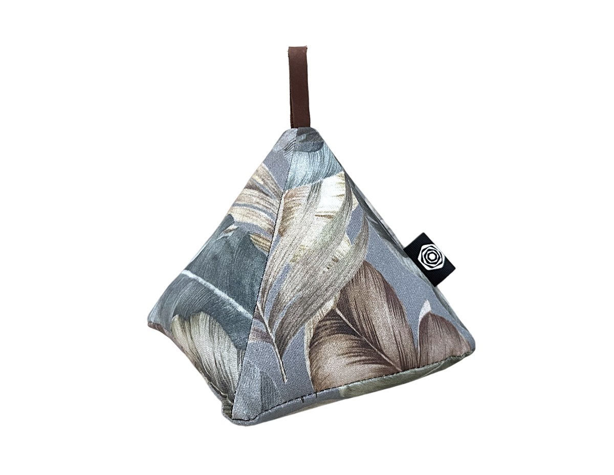Leaf Print Triangular Doorstop