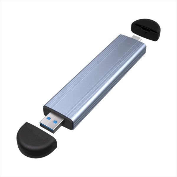 M 2 To Usb 3 1 Gen 2 10Gbps Dual Interface Inline Ngff/Nvme Ssd Case