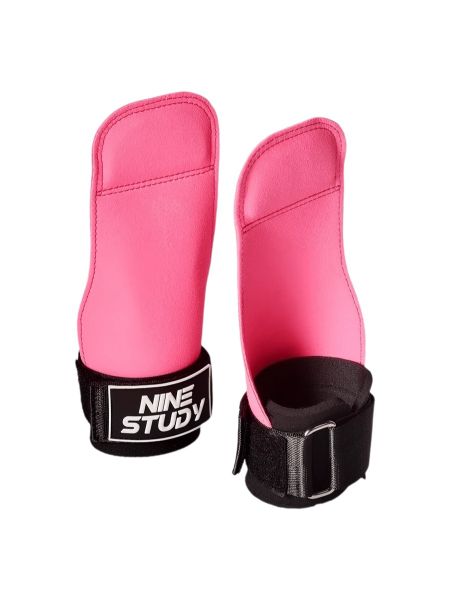 1 Pair 3-Layer Thickened Cowhide Power Lifting Straps Grip Strength