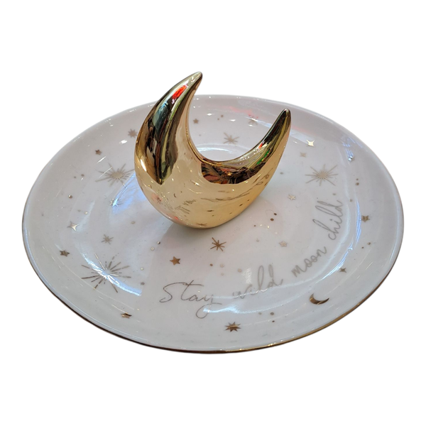 Gift Emporium Moon Trinket Dish - Stay Wild Moon Child