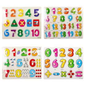 Numbers Board 1 - 10 Wooden Push-in Board (2 Pack) | Shop Today. Get it ...