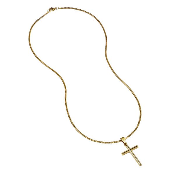 Androgyny Stainless Steel Cross Necklace
