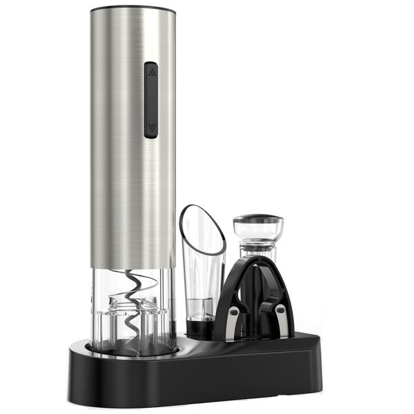 Electric Corkscrew, Wine Bottle Opener Set, 6-in-1 Automatic Gift Set