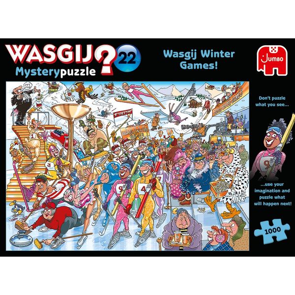 Jumbo 1000Piece Puzzle Wasgij Mystery 22 The Wasgij Winter Games!