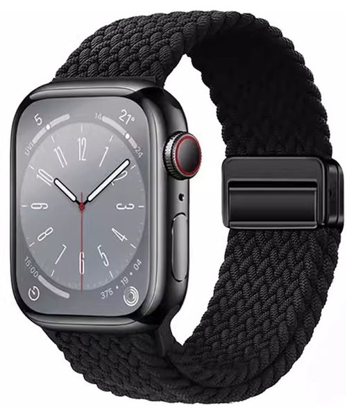 Magnetic Braided Stretchy Loop Compatible with Apple Watch Series10 Band