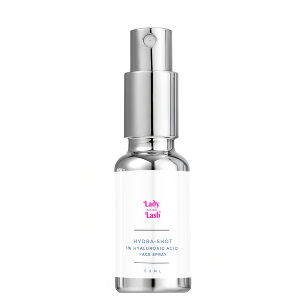 Lady Lash HYDRA-SHOT Hydrating 1% Hyaluronic Acid Face Mist Spray