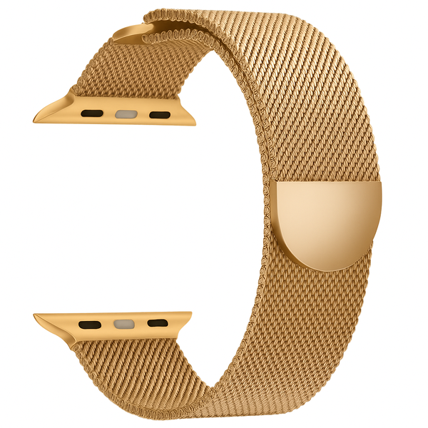 Gold Magnetic Milanese Watch Band Compatible with Apple- 38mm/40mm/41mm