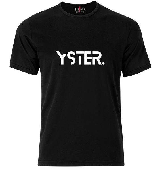 Think Out Loud Mens "Yster" Short Sleeve Tshirt Black