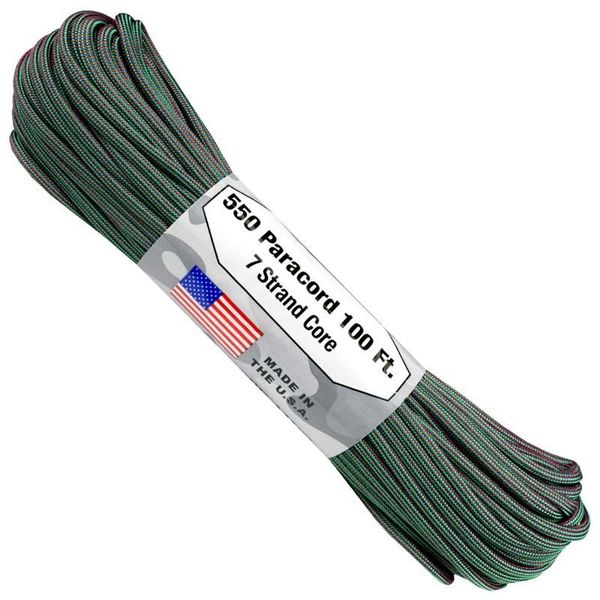550 Paracord 100ft Colour Changing 7 Strand Core