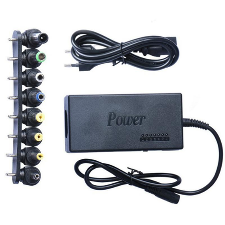 DW 96W Universal Notebook Power Adapter DW-LC0001 - 12-24V 8 Pin Charger Image