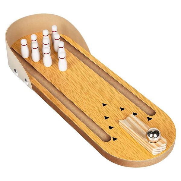 Mini Bowling Game Set Table Game To Relieve Stress Bowling Set