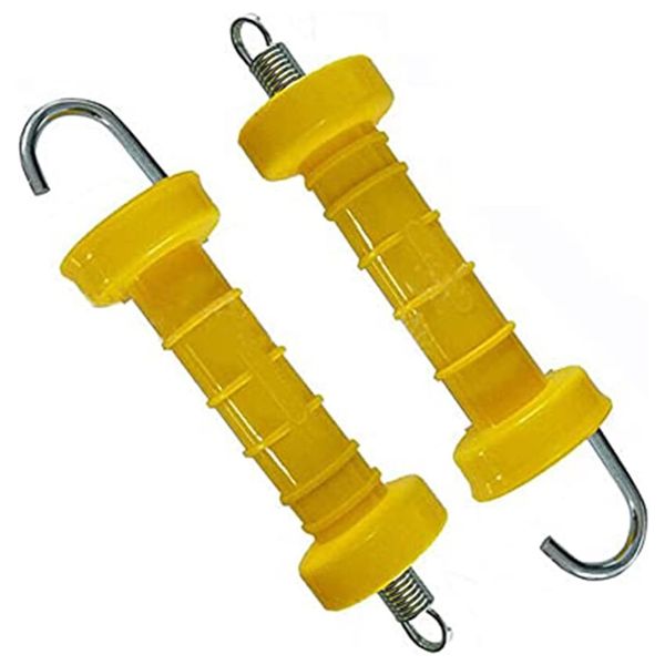 Tool DIY Electric Fence Plastic Insulated Spring Handles (22.5cm) set of 2