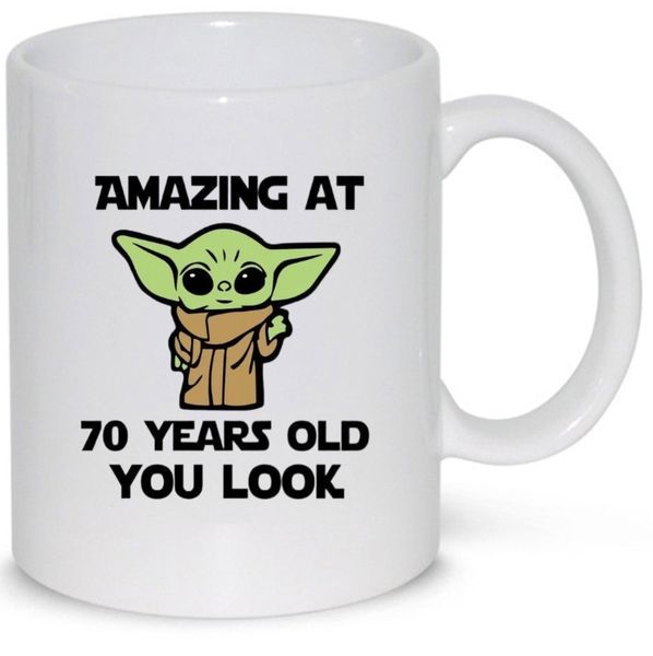 Amazing 70 Birthday v7 Pack Mug