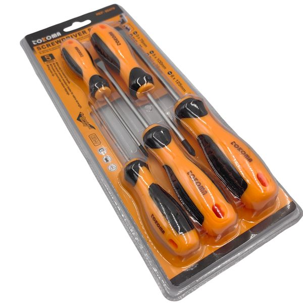 TOKOMA 5-Piece Screwdriver Set