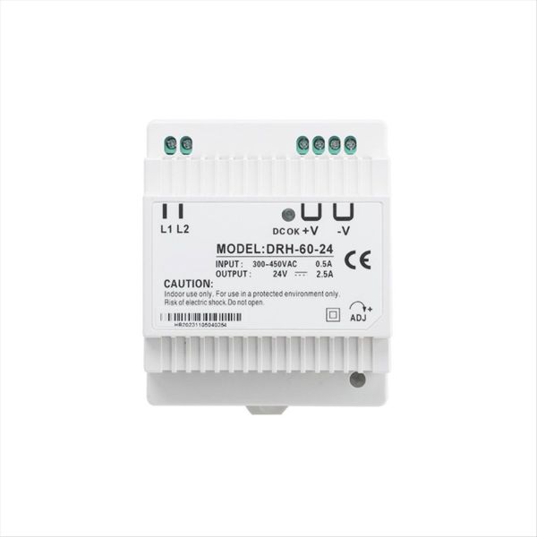 Drh-60-24 Switching Power Supply 60W Single Output 24V Compatible with None