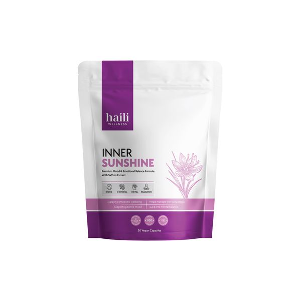 Haili Wellness Inner Sunshine Saffron Extract - Mood &amp; Stress Support
