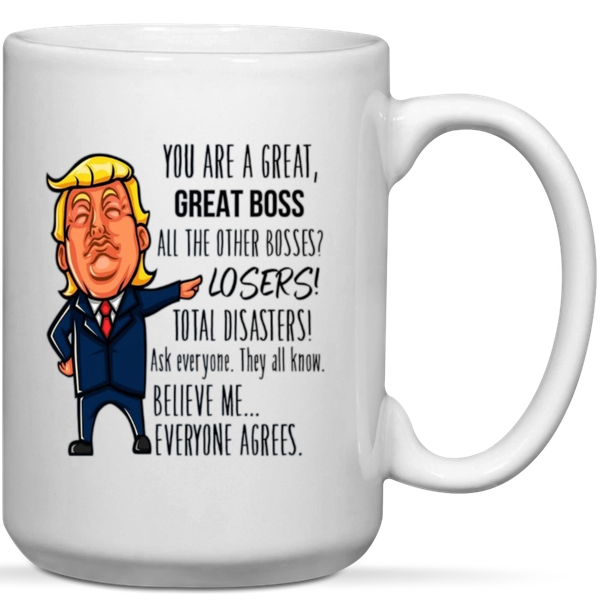 You're A Great Boss Coworker Birthday Christmas Gift Mug