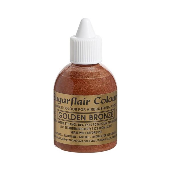 Sugarflair Glitter Airbrush Edible Food Colouring Liquid for Airbrush 60ml