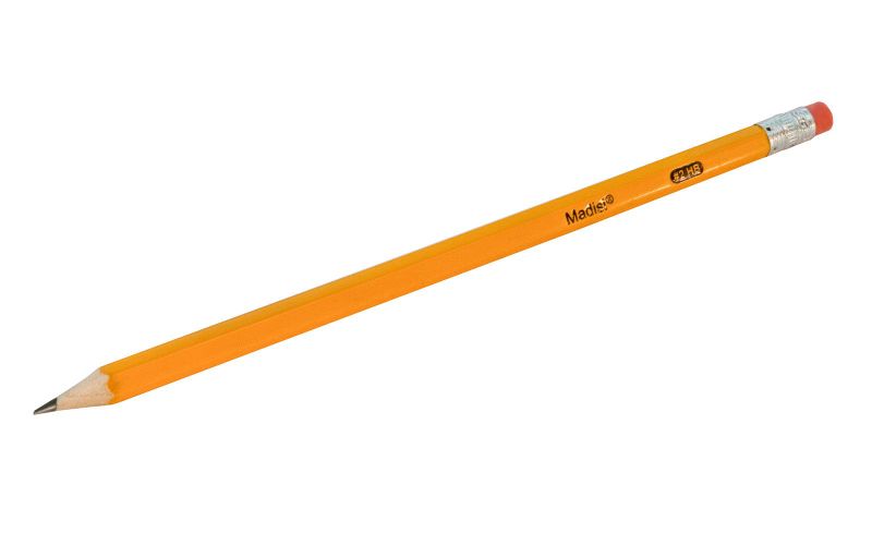 12 Pcs 2B Yellow Pencils