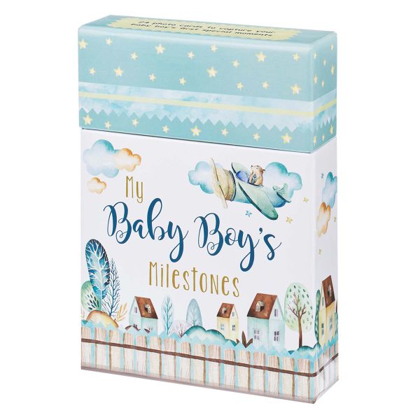My Baby Boy's Milestones - Boxed Cards, Blue