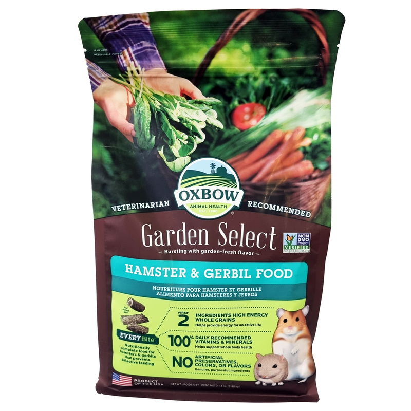 Oxbow Garden Select Hamster & Gerbil Food 680g Shop Today. Get it