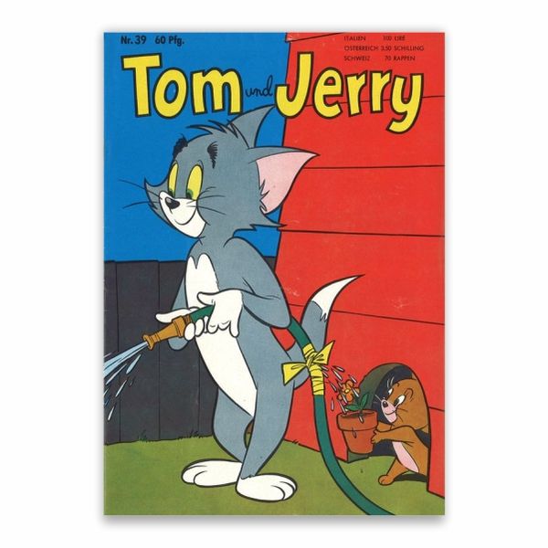 Tom And Jerry Comic Book Poster - A1