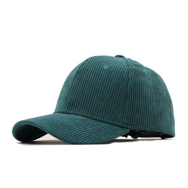 Corduroy Japanese Retro Versatile Baseball Cap - Brown