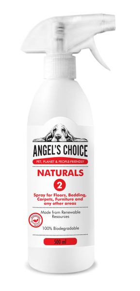 Angel's Choice Naturals 2 Environment Spray for Ticks and Fleas 500ml