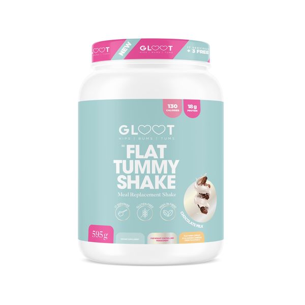 Gloot Flat Tummy Shake Chocolate Milk 595G