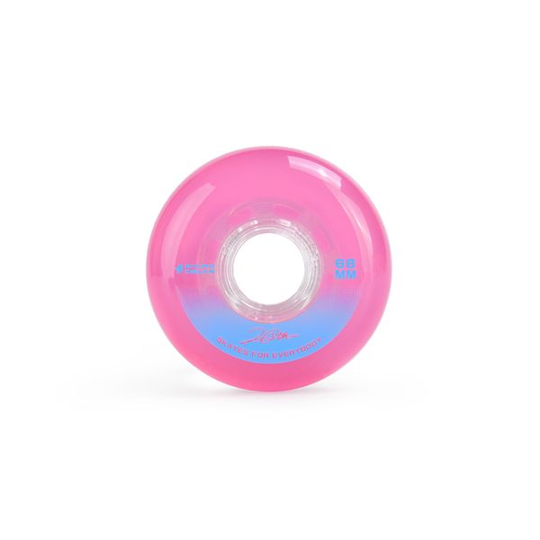 Micro Crystal Wheels - Pink - 80mmm - Set of 4