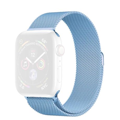 Milanese discount loop blue