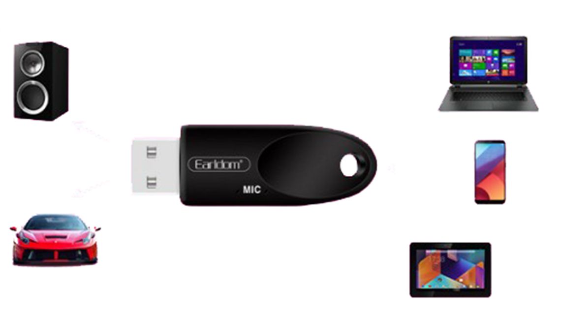 EARLDOM ETM40 Wireless receiver black Cell Centre