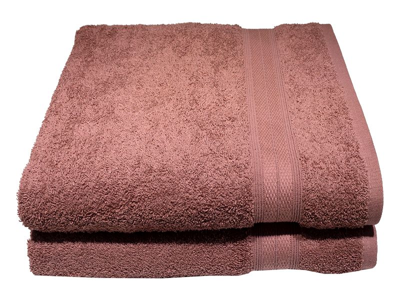 Plush 450GSM Bath Sheets - 02 Piece - Desert Sand