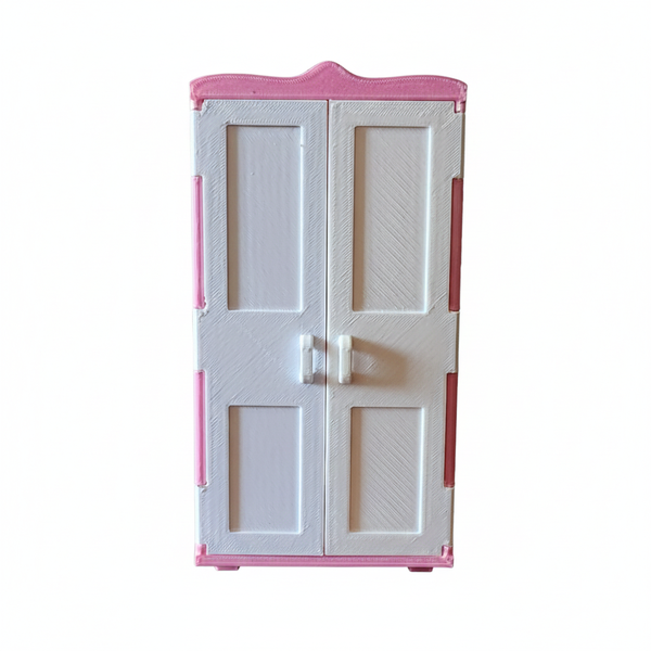 Barbie Dollhouse Shoe Cabinet - 3D Printed Miniature Storage Cupboard