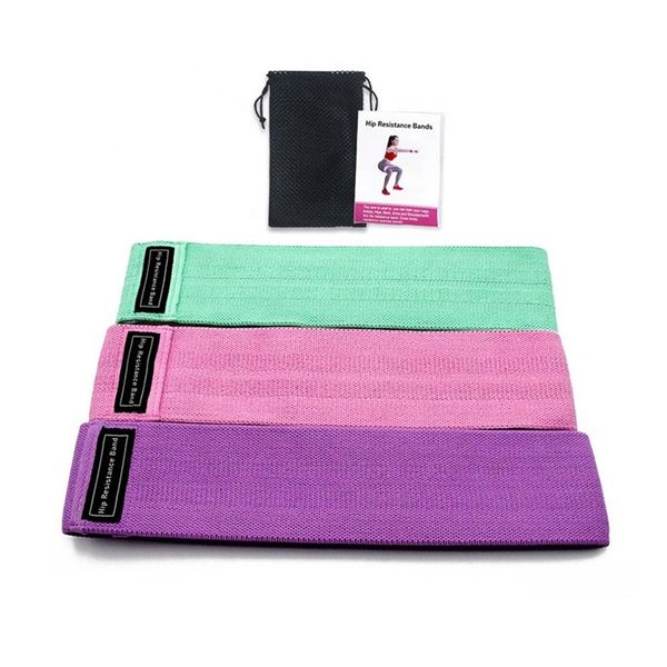 Anti Slip Hip Circle Resistance Band for Yoga and Gym as Fitness Equipment