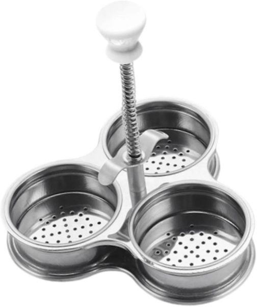 Bothyi Stainless Steel Egg Poacher Poaching Pan Professional Easy to Clean