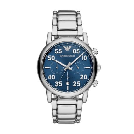 Emporio Armani Luigi Silver Stainless Steel Watch - AR11132 | Buy Online in  South Africa 