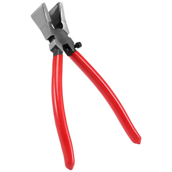 Handle Breaking Cutting Pliers Glass Tools Flat End Glass Pliers Red