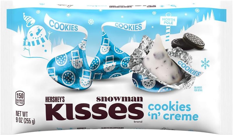 HERSHEY'S KISSES Cookies 'n' Crème Chocolates (255g) x 1