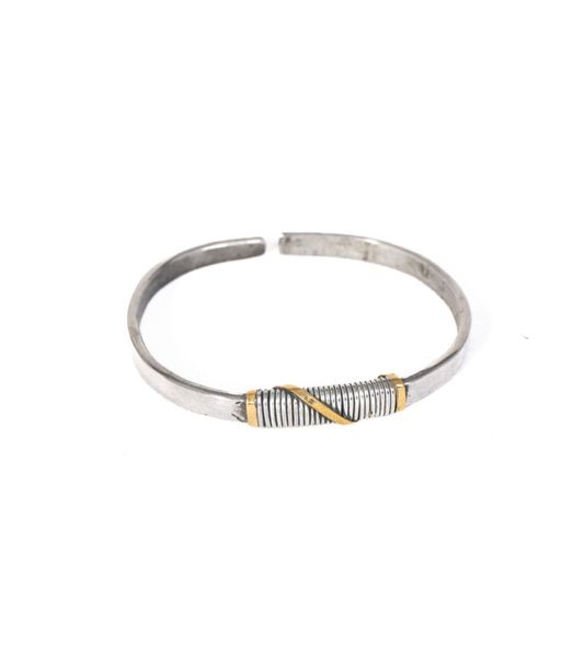 Twisted Stainless Steel Hand Crafted Bracelet