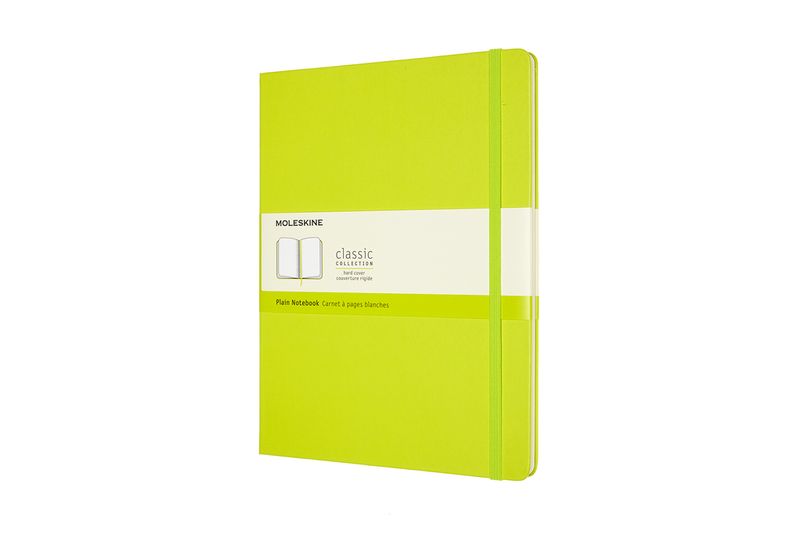 Moleskine Classic Lemon Green X-Large Plain Notebook